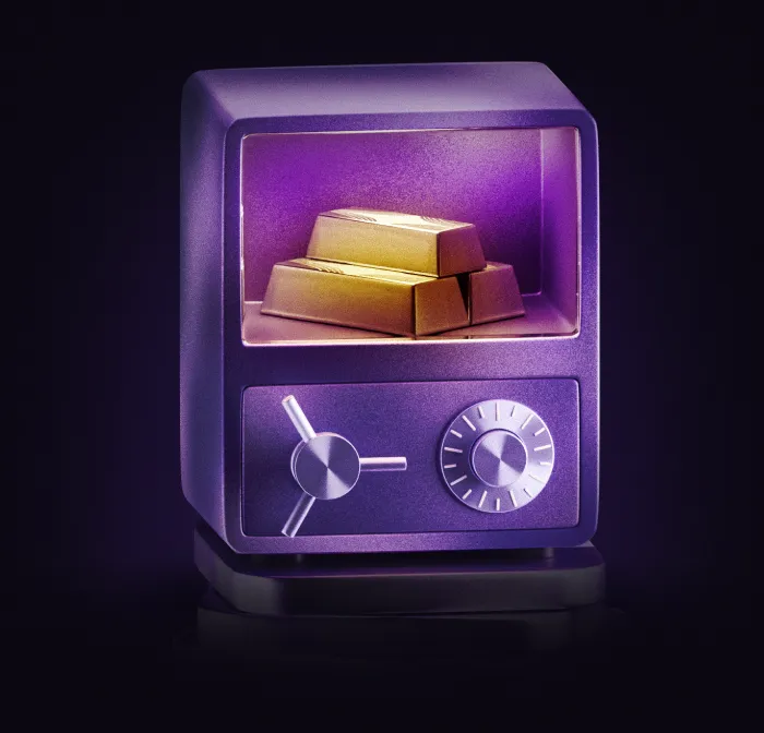 Secure gold vault